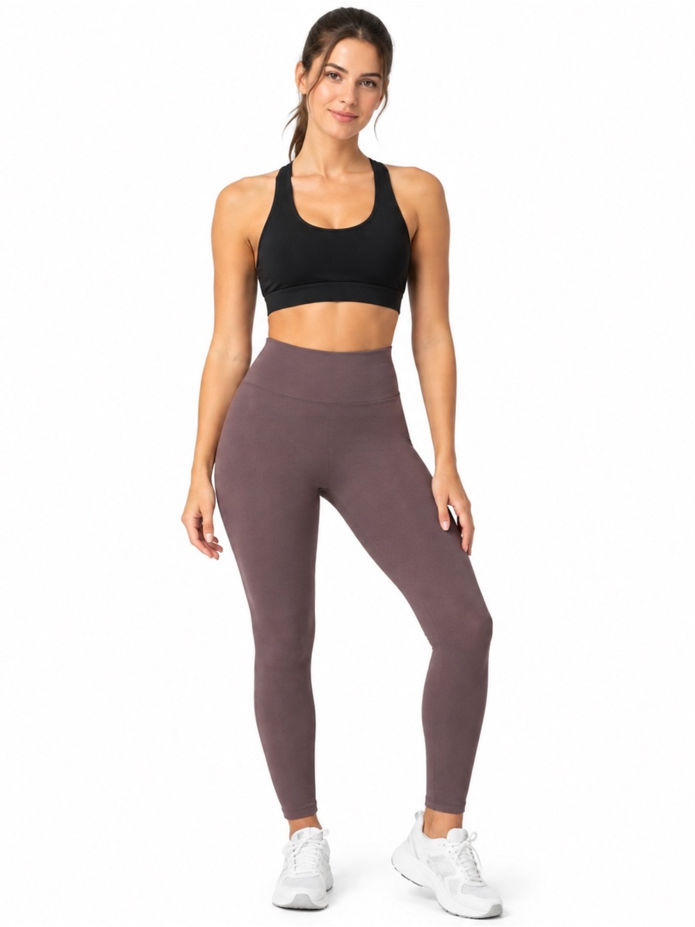 Buffbunny Legacy Ultra High Rise Performance Athletic Leggings Mocha Size Small